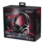 GAMER AUDIFONOS YORO LIGHT CONTROL PC G60