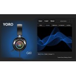 GAMER AUDIFONOS YORO LIGHT CONTROL PC G60